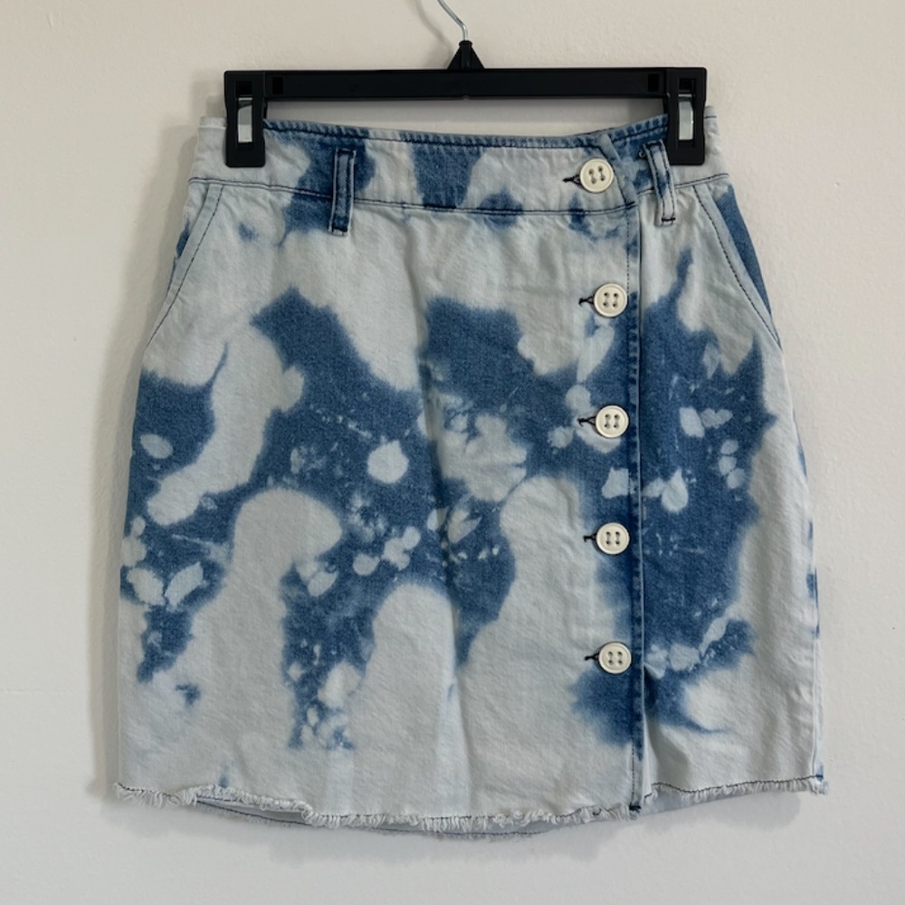 BDG Jean Button Skirt